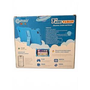 Contixo Kids 7" Kids Tablet with Parental Controls and Google Kids Space